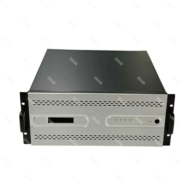 4U Rackmount Industrial Chassis 455mm Short Depth Machine Vision AOI Server Case 6 COM Ports ATX