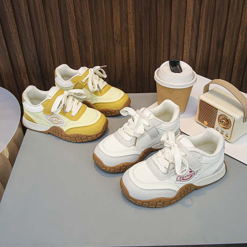 Autumn Childrens Boys Sneakers Trend Luxury Outdoor Non-slip School Running Basketball Kids Sports Shoes New Girls Casual Shoes view 2