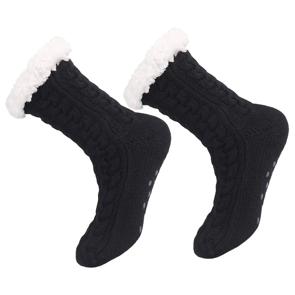

1Pair Christmas Socks Warm Thickened Slipper Non Slip Thermal Winter Bed Socks Women Christmas Gifts for Women