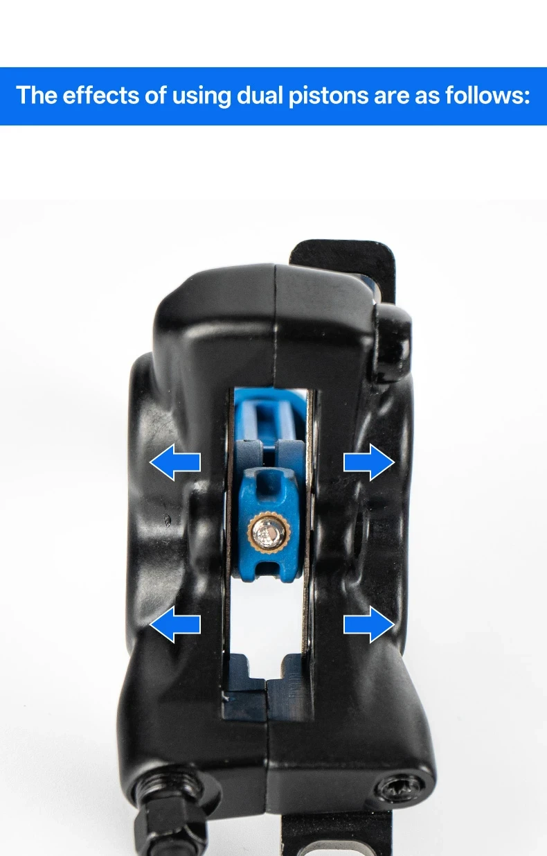 2-in-1 Fahrrad-Bremsbelag-Spreizer aus robustem Stahl, drehbar, für hydraulische Scheibenbremsen, Kolbenrücksteller, Bremszangen-Kolbenverlängerung – Detail 7