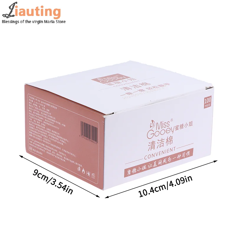 100Pcs Nail Remover Bag Nail Art Special Disposable Cleaning Alcohol Nail Remover Towel Does Not Hurt Nail Remover Supplies Set