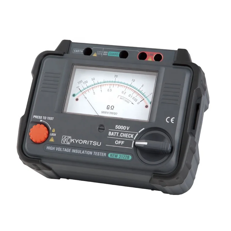 TLF Original KYORITSU Hochspannungs-Isolationswiderstandstester KEW3122B Multimeter Günstig auf Lager