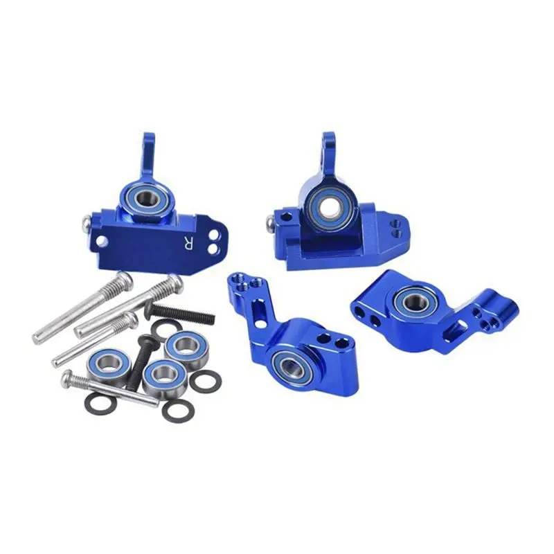 FBIL-For Traxxas Slash 2WD Metal Front C Seat+Front Steering Cup Replacement Spare Parts Accessories Blue