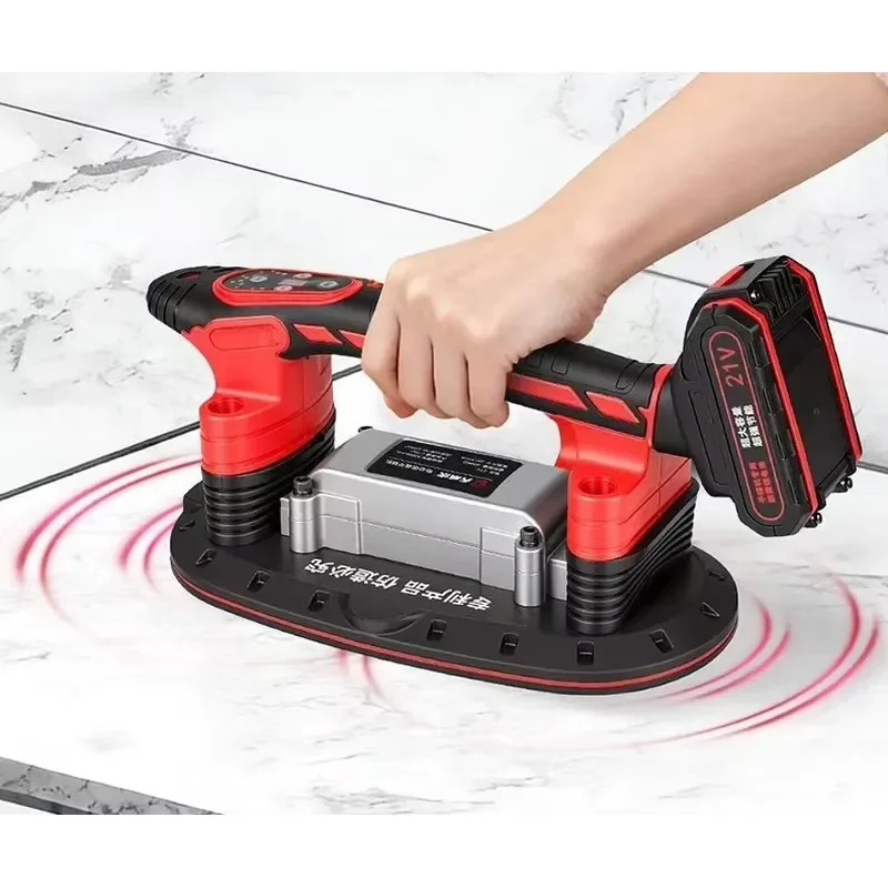 2026 NEW High Power New Handheld Electric Tiling Power Aid Vibrator Lithium Laying Tiling Machine for Laying Floor Wall Tiles