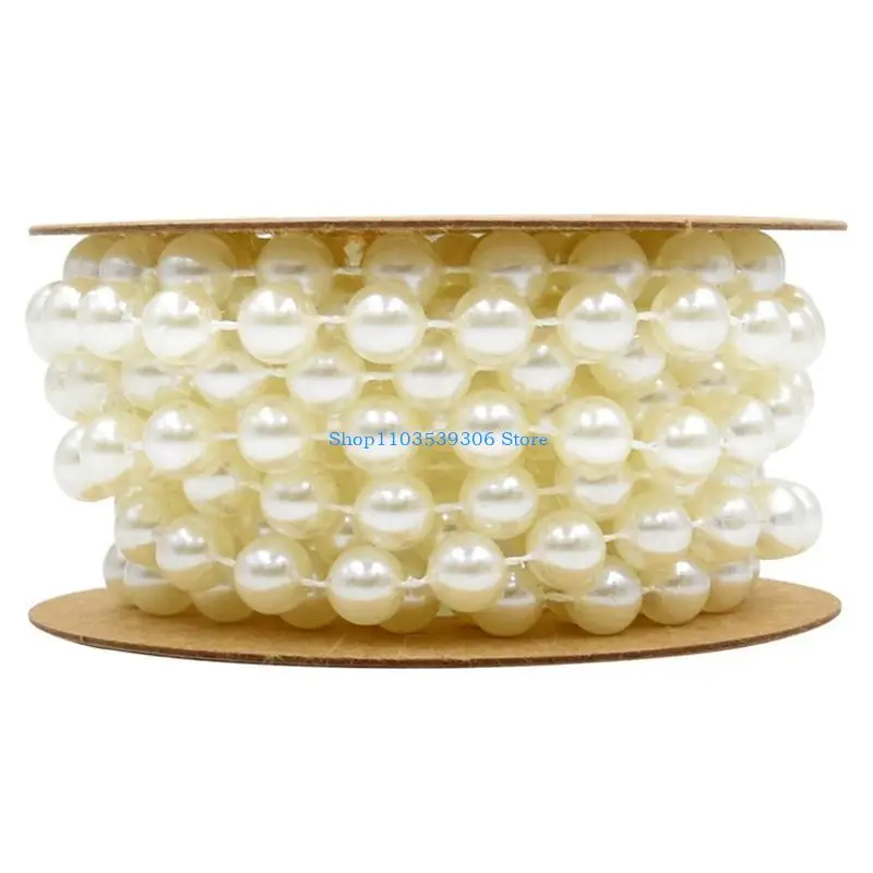 400A Косплей Корона Жемчуг Отделка из бисера Бахрома из бисера Отделка для поделок Жемчужная цепочка из бисера