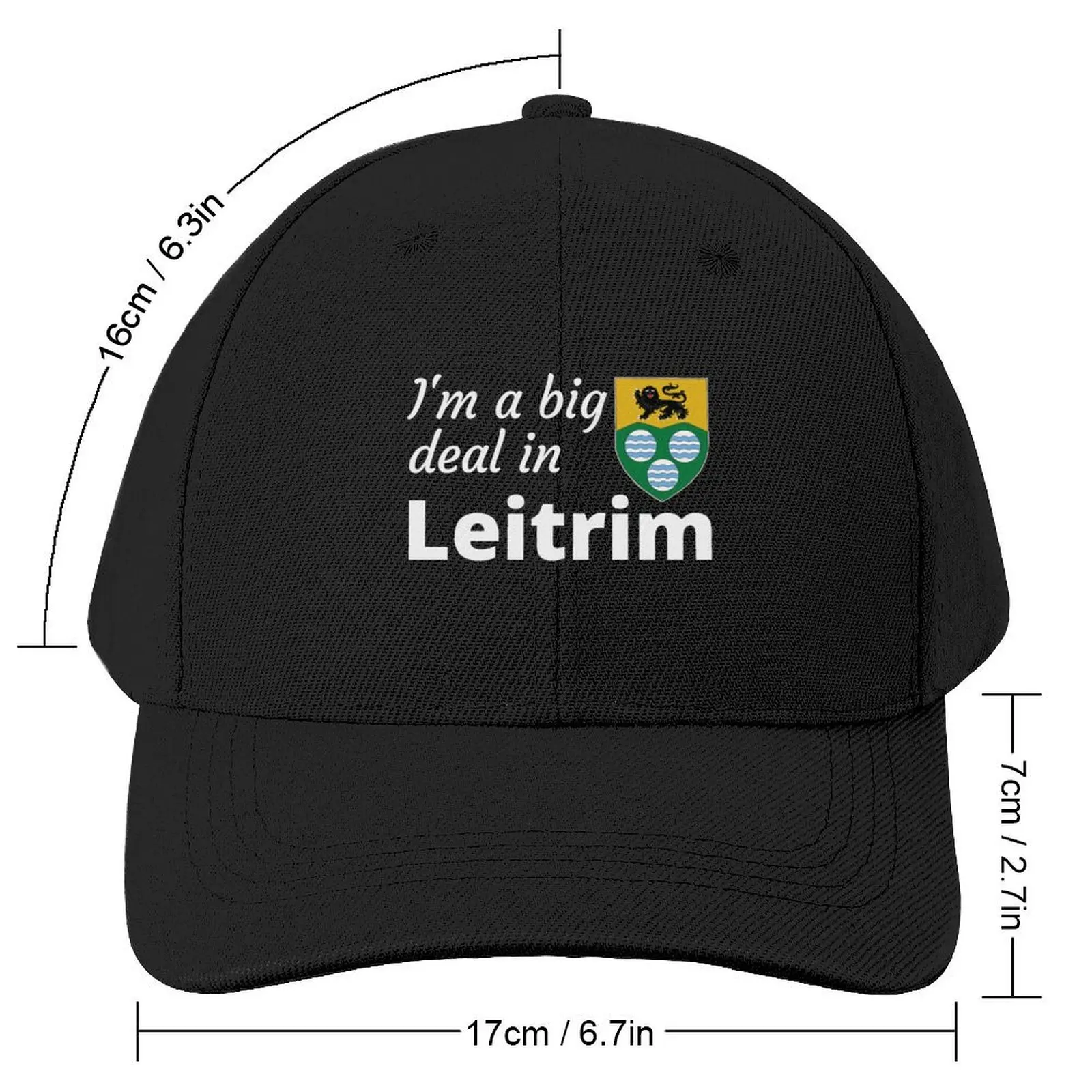 I'm a big deal in Leitrim Baseball Cap Hat Luxury Brand sun hat New In The Hat Woman Men's