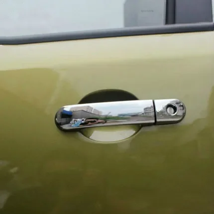 For Nissan Tiida C11 2004-2011 Chrome Door Handle Covers Tiida Latio Versa Trazo Sedan 2006 Accessories Stickers Car Styling view 3