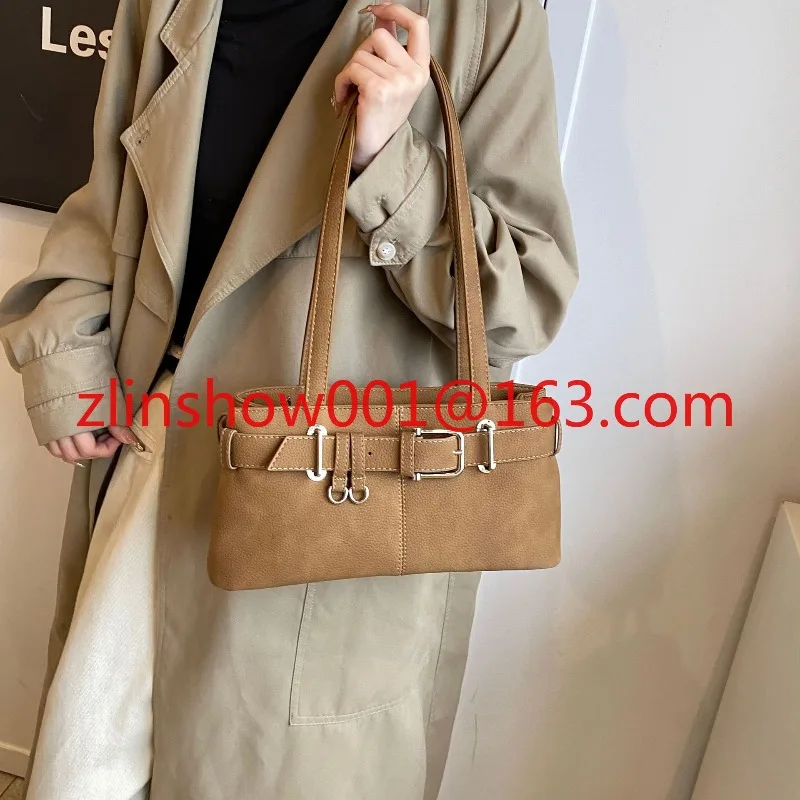 حقيبة حمل ذات ملمس قديم، وإبزيم حزام كاجوال متعدد الاستخدامات، وحقيبة كتف، وتصميم متخصص، وحقيبة سفر أوروبية وأمريكية