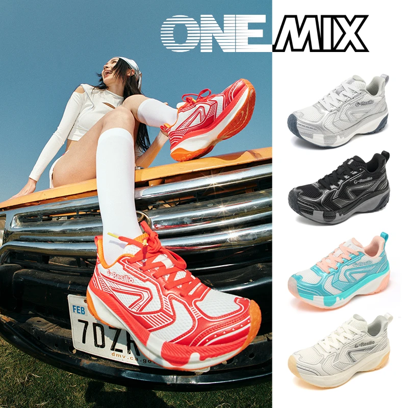 ONEMIX 2026 Lightweight Dad Sneakers Damping Cushioning Running Sports Casual Shoes for Men And Women Soft Elastic Comfort