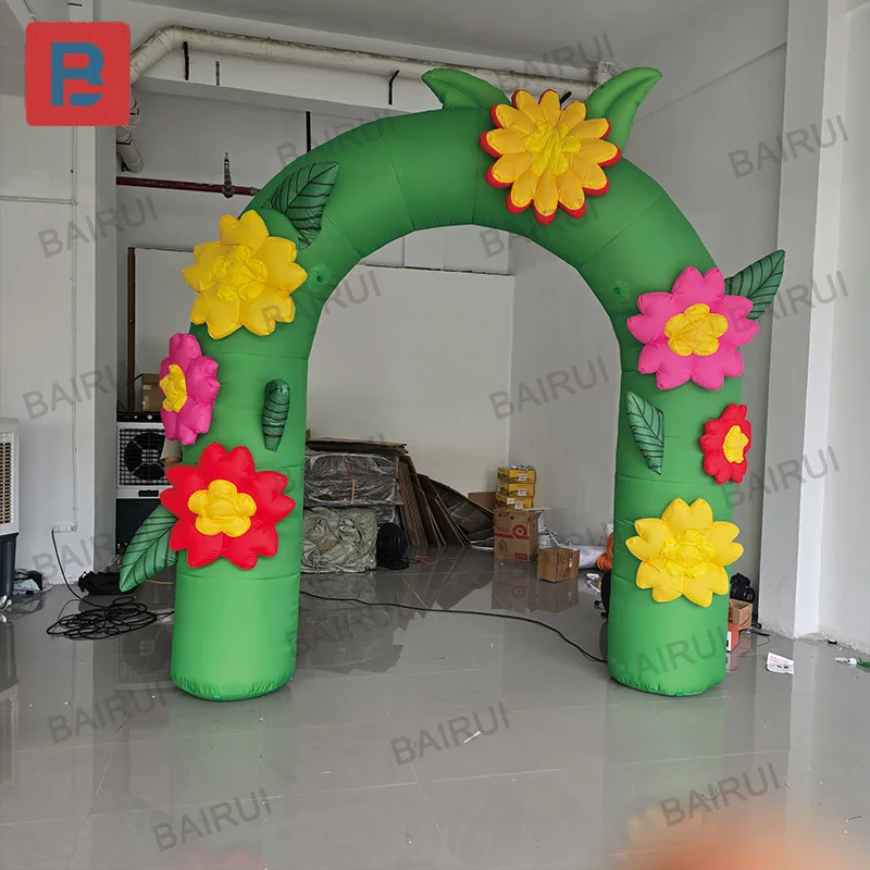 Arcos inflables, arcos múltiples diferentes, con sopladores, accesorios de decoración para actividades al aire libre