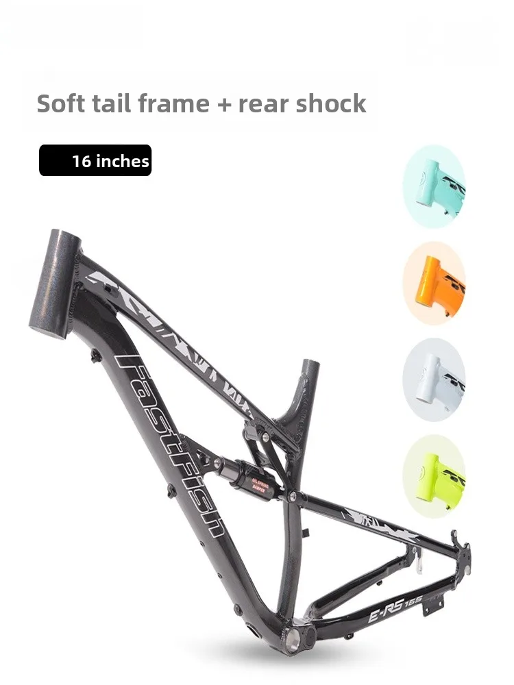 

Fastfi Mountain Bike Soft Tail Frame 26275 Inch Aluminum Alloy Youth Bicycle Frame Mountain Bike Parts And Accories