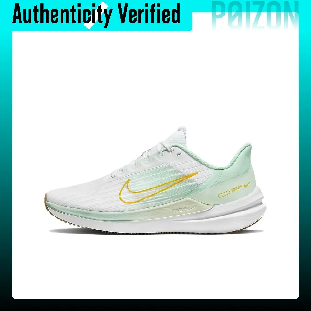 Nike Winflo 9 Running Shoes Women's Low Top White/Green DD8686-101