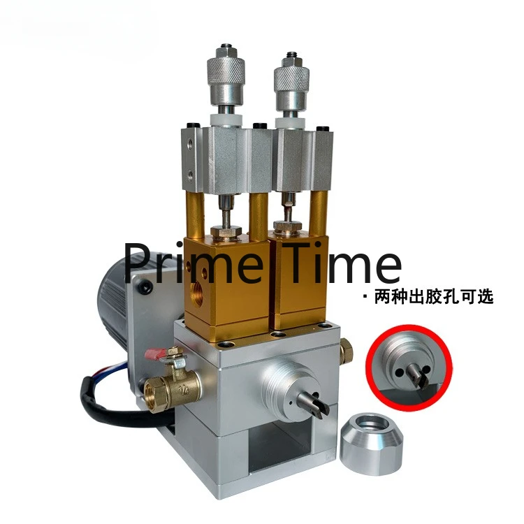 Dynamic dispensing valve high-speed electric large flow filling AB glue automatic mixing ratio double liquid valve