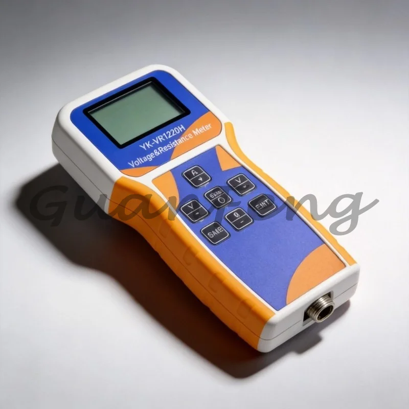 1220H Lithium Cell Resistance Voltage Meter for 18650 Battery, Includes Test Clips, Test Leads, Battery Holder