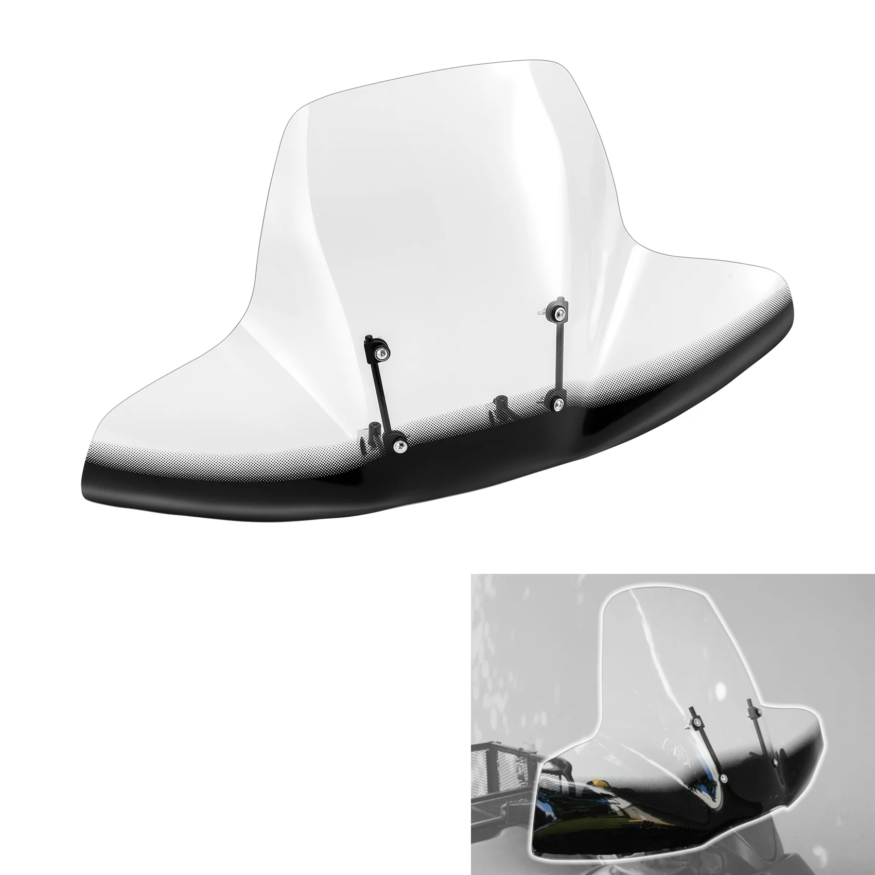 

Большое лобовое стекло мотоцикла для Polaris Arctic Cat Honda Yamaha Kawasaki