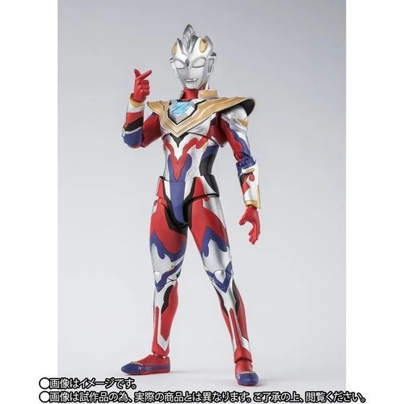 New Bandai Original Shfiguarts Soul Limited Model Ultraman Zett Gamma Future Anime Action Figures Collecton Toys Boys Gifts