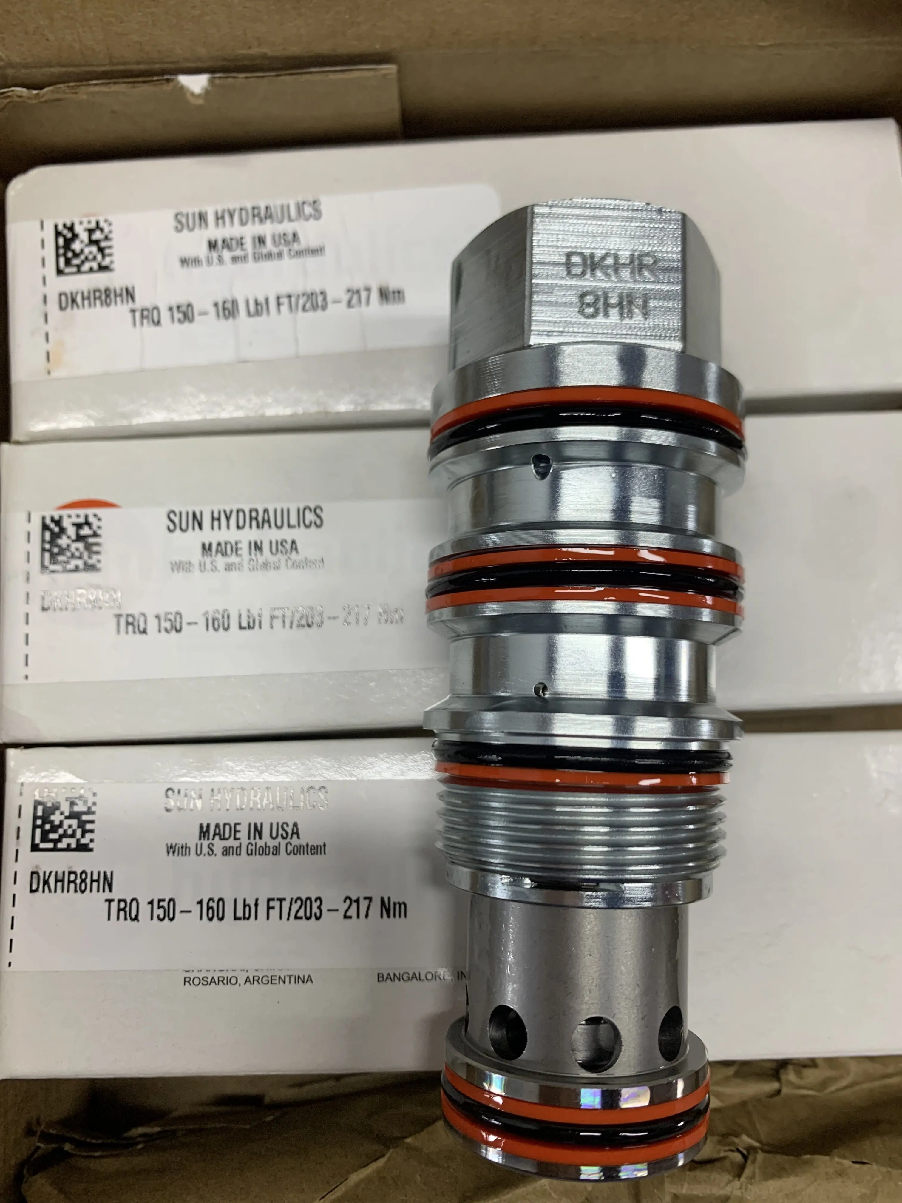 

DKHR-8HN DKHR SUN ORIGIN Normally Closed Balanced Poppet, Logic element with Integral T-8A Control Cavity - Vent-to-open