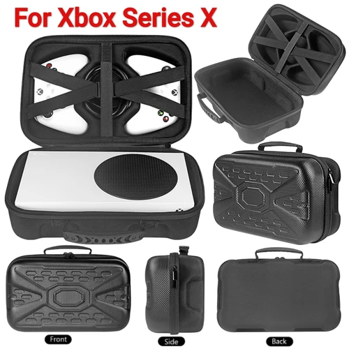 Imagen 1 del producto Estuche rígido de transporte para consola de juegos Xbox Series S, bolsa de almacenamiento para controladores de viaje, estuche para controlador inalámbrico para Xbox