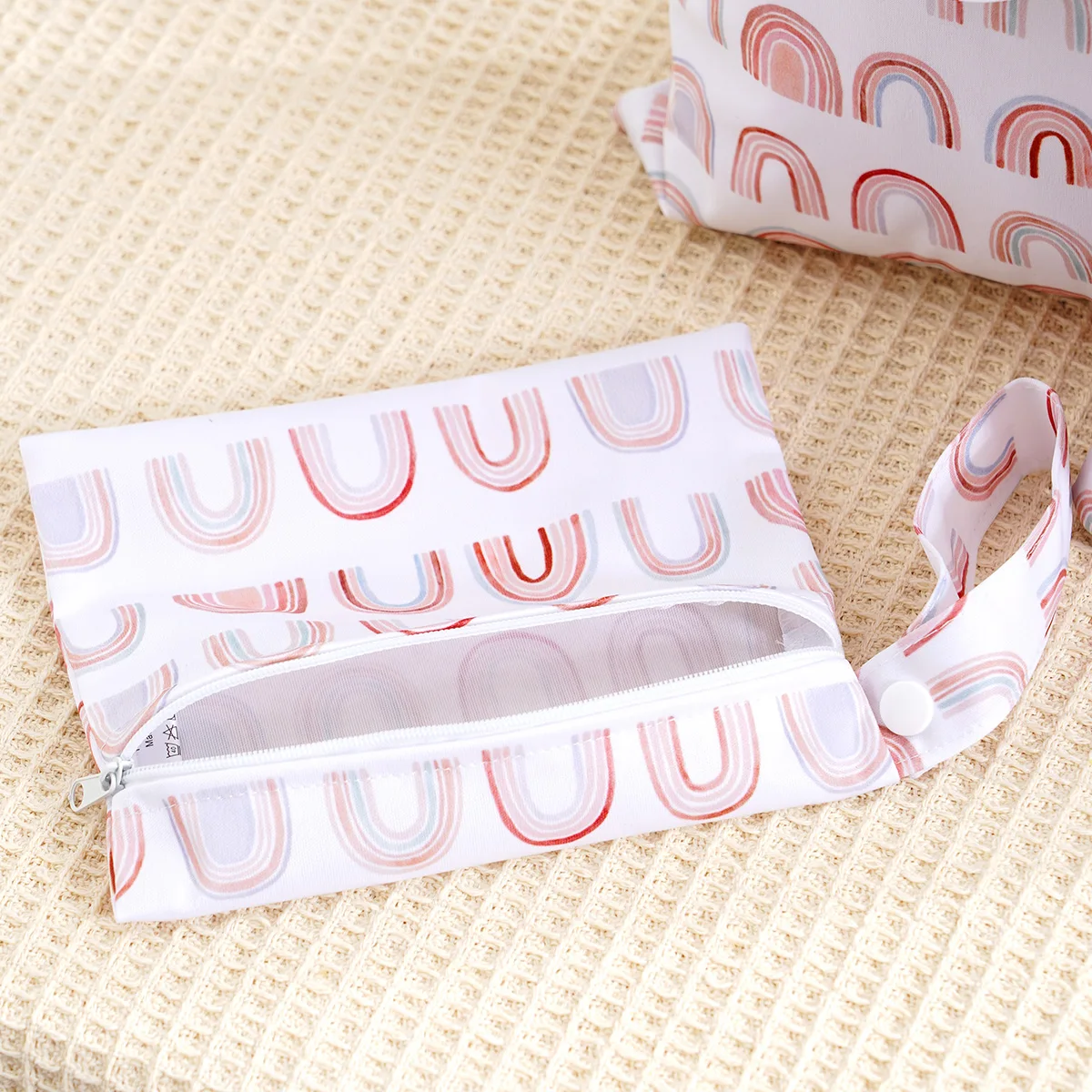 HappyFlute, набор из 3 предметов, многоразовая сумка для подгузников с принтом, карман на молнии, дорожная сумка для хранения, разные сценарии, размеры, маленький, средний, большой