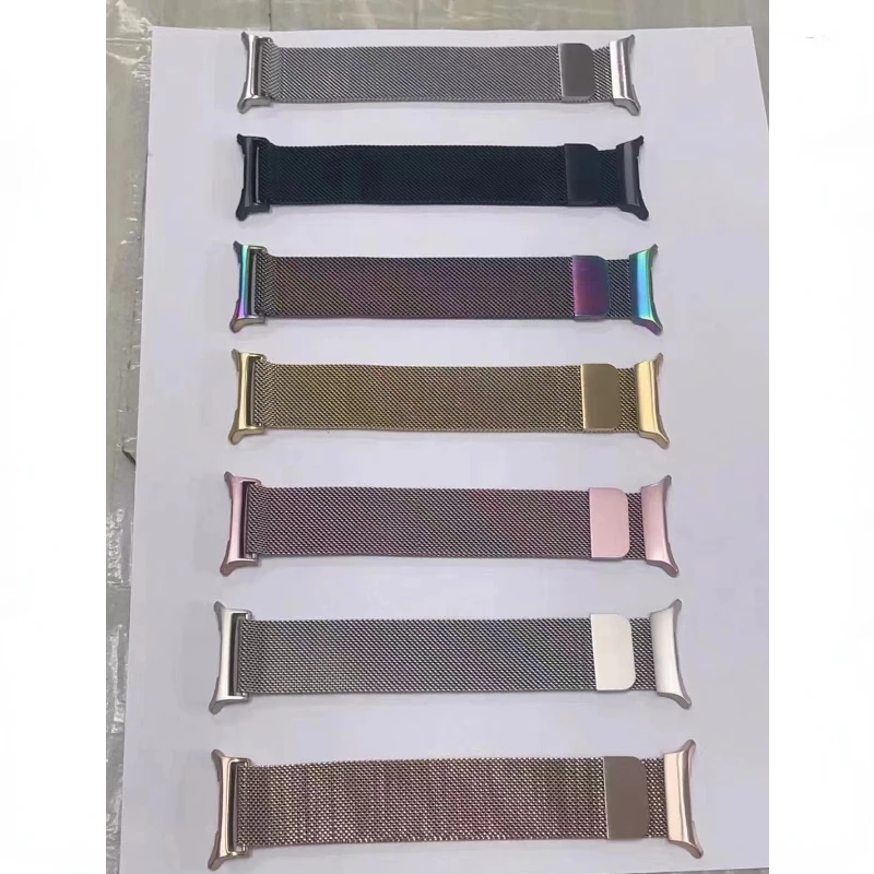 حزام مغناطيسي بحلقة ميلانو لساعة سامسونج جالاكسي الترا 2025 47 ملم سوار معدني قابل للتنفس كوريا جالاكسي ساعة 7 الترا باند #3