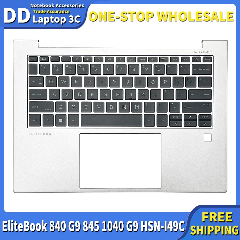 

Original Laptop US Keyboard for HP EliteBook 840 G9 845 1040 G9 HSN-I49C Palmrest Upper Top Cover Replacement English N09276-001