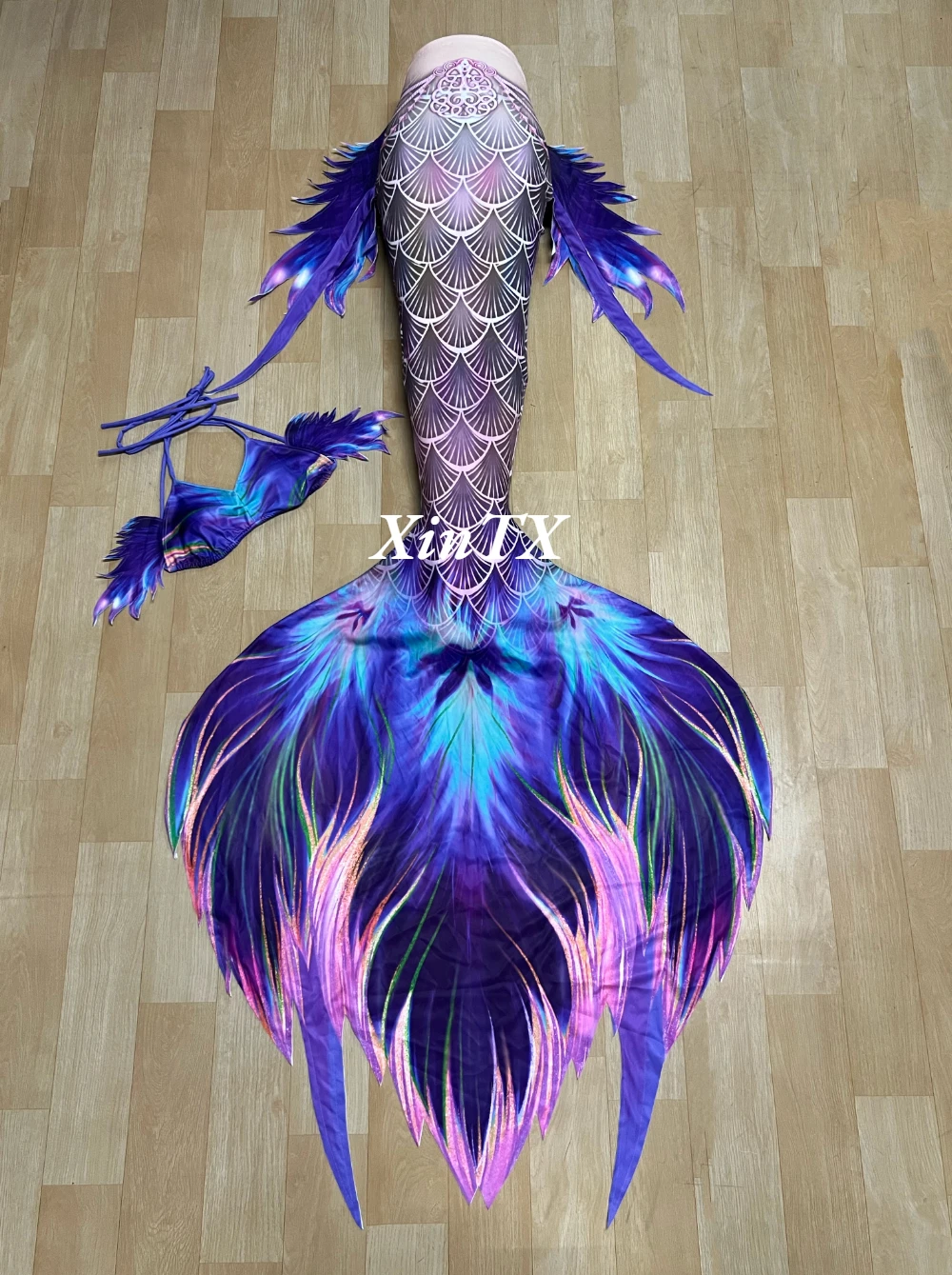 2023 NEW Arrival Mermaid Tail For Swimming Adult Swimmable Swimsuit Can Add Monofin For Free Diving Model Photoshooting Dress