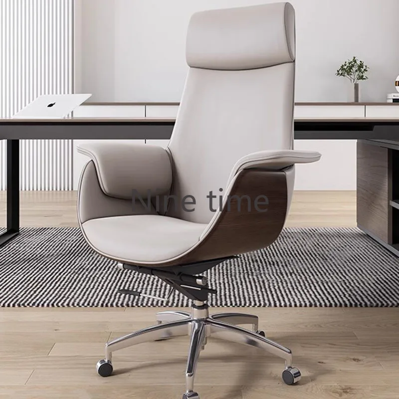 Floor Executive Office Chairs Relax Foot Rest High Back Visitor Computer Chair Salon Shampoo Sillas De Espera Library Furniture