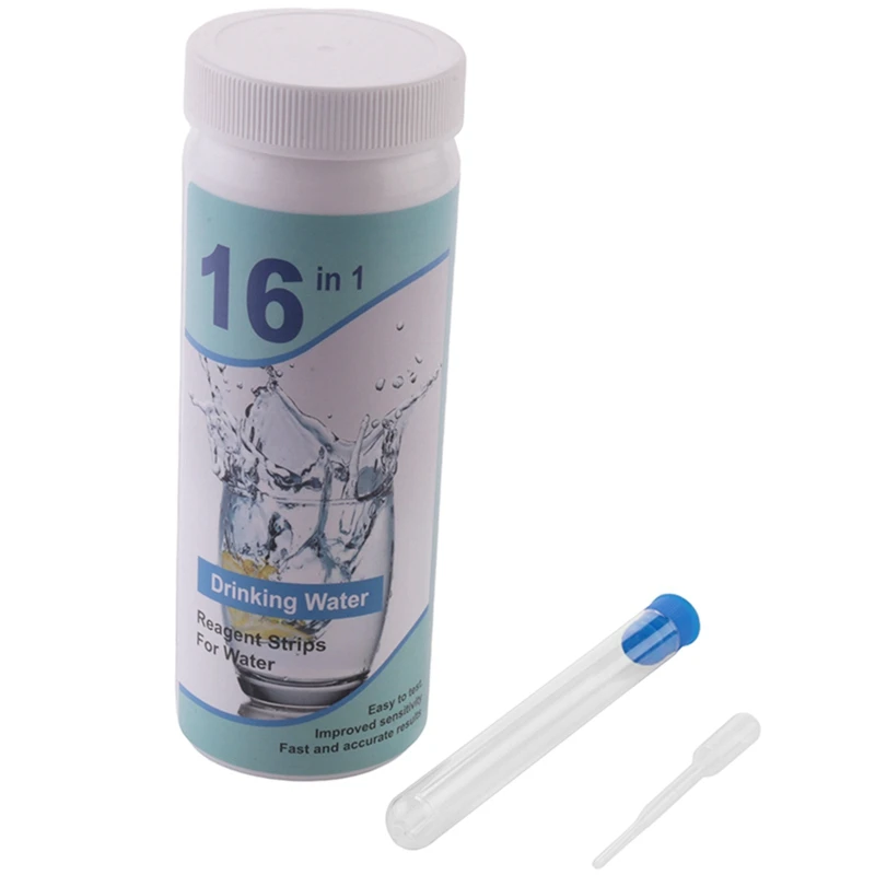 Water Testing Strips For Drinking Water- EPA Level Home Use, Water Test Strips With Lead, Mercury, Iron, PH, Hardness