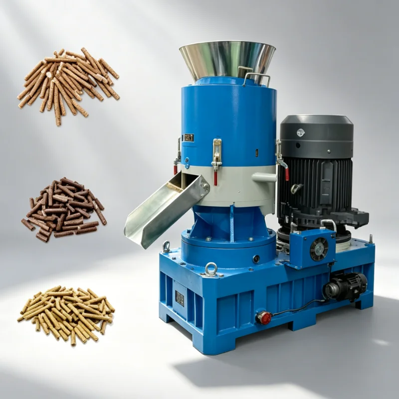 Customized Small Pellet Mill Machine for Home Use Wood Sawdust Biomass Fuel Press High Capacity Durable Electric