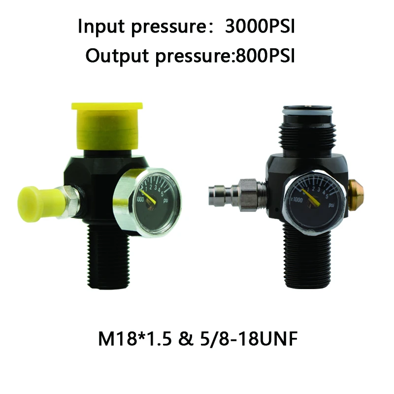 

Станция HPA G1/2-14, адаптер для заправки газового баллона, регулятор давления, клапан для дайвинга, воздушная краска, мягкий шар, CO2, газированная вода