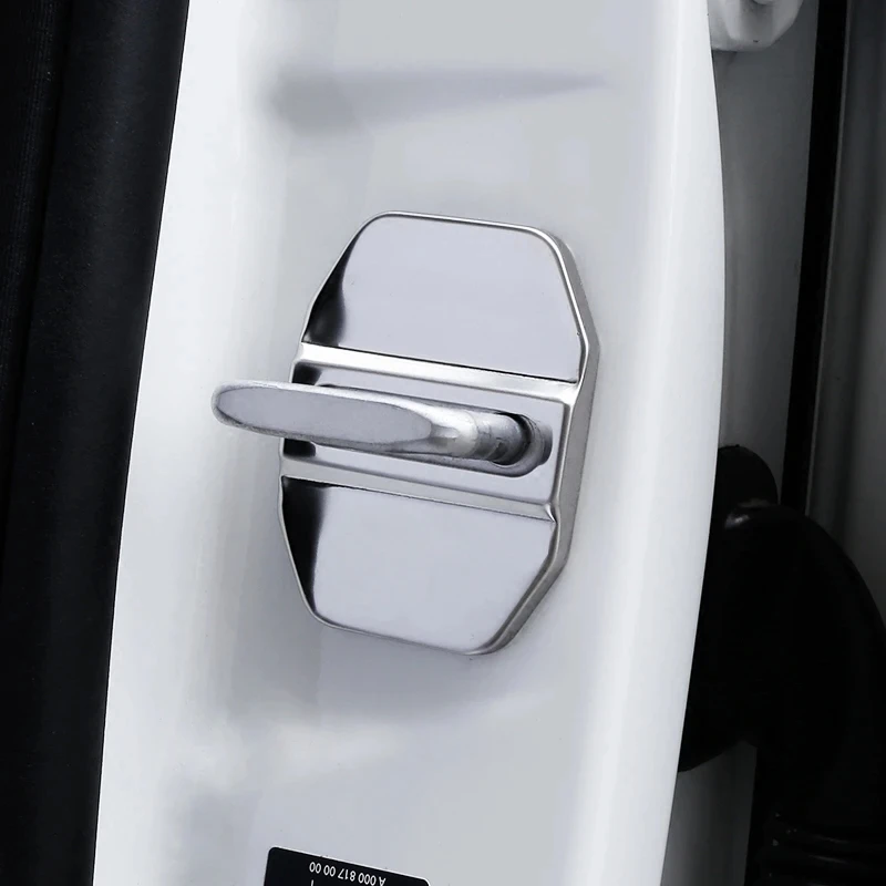 

Для Mercedes Benz C E M Class GL ML CLA GLA GLK автомобильный дизайн дверной замок защитные наклейки декоративные аксессуары