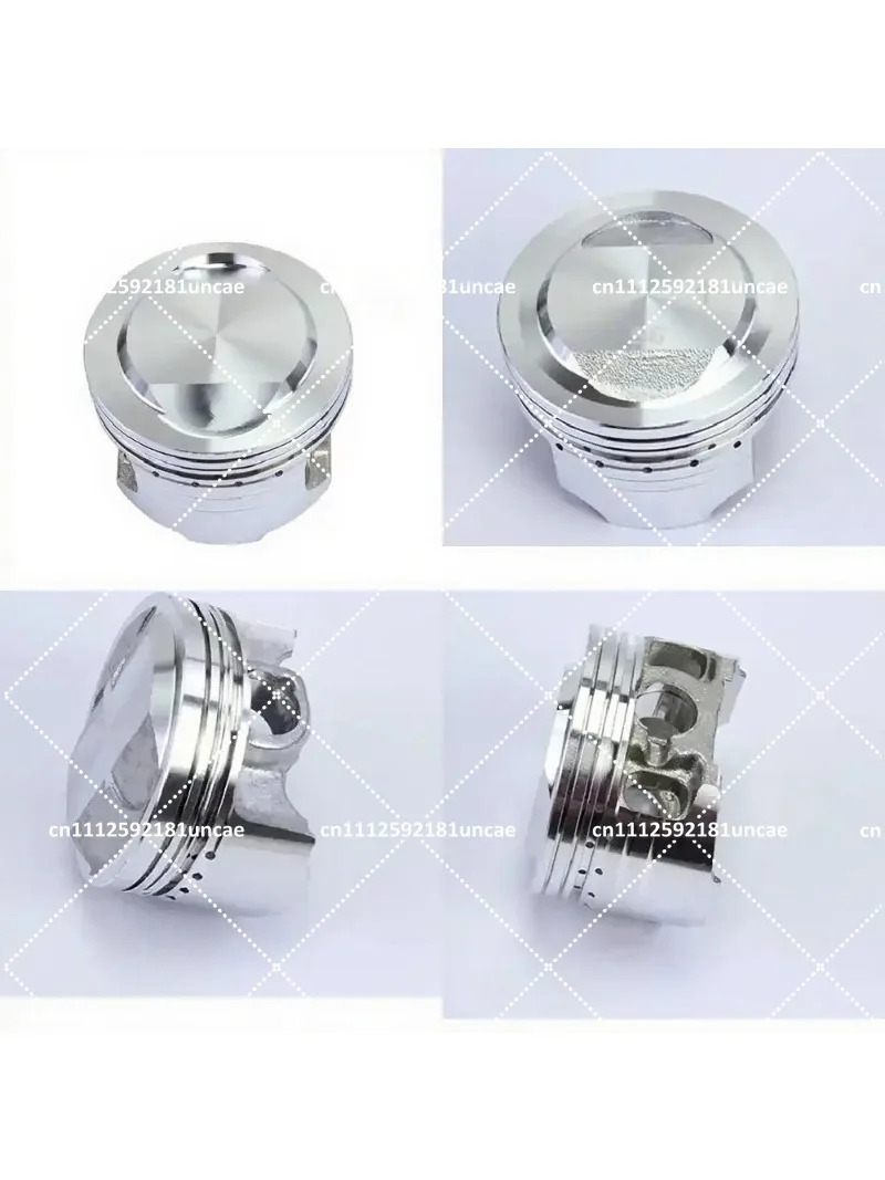 Forged Piston Set 56mm 58.5mm 59mm 61mm for Motorcycle Modified CBT125 GY6 125 4V Center Cylinder Plug 51.5mm×13mm