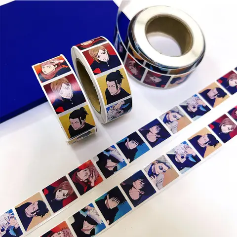 500PCS 새로운 Jujutsu Kaisen 스티커 Kawaii 만화 애니메이션 그림 Gojo Satoru Itadori Yuji 이미지 컵 트렁크 귀여운 장식 스티커