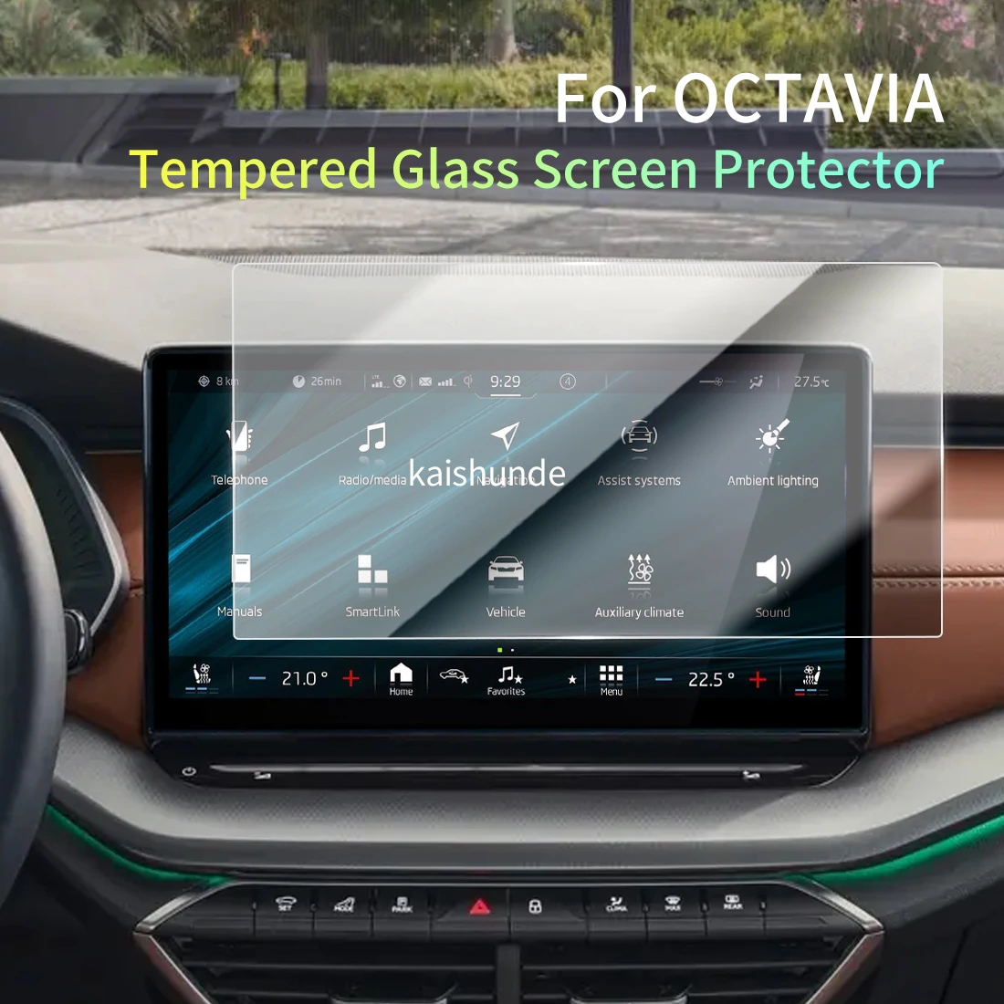

Car Stickers Meters Protector For25 Volkswagen Mingrui OCTAVIA Tempered Glass Protective Film Display Navigation Vehicle