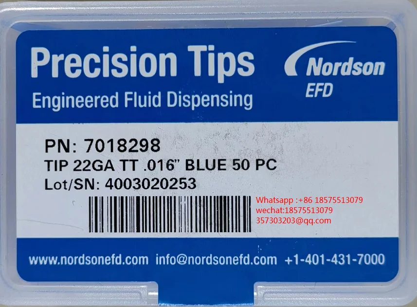 For Nordson EFD 7018298 7005009 7018100 All Plastic Needle TIP22GA TT.016