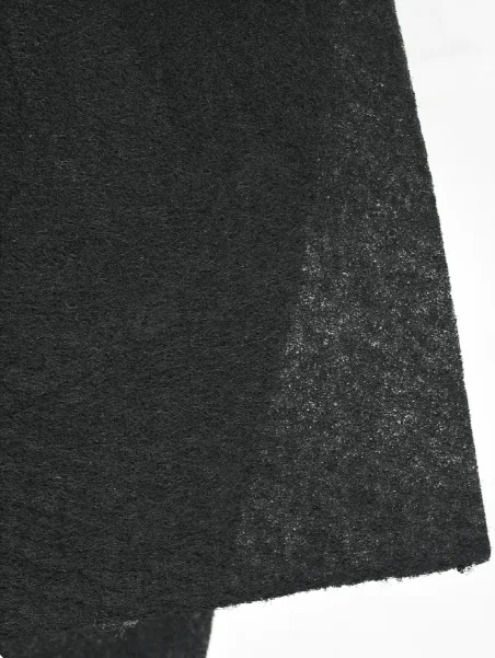 Primary Non-woven Black Air Filter Cotton Eco Encryption Dustproof For Air Water Purification