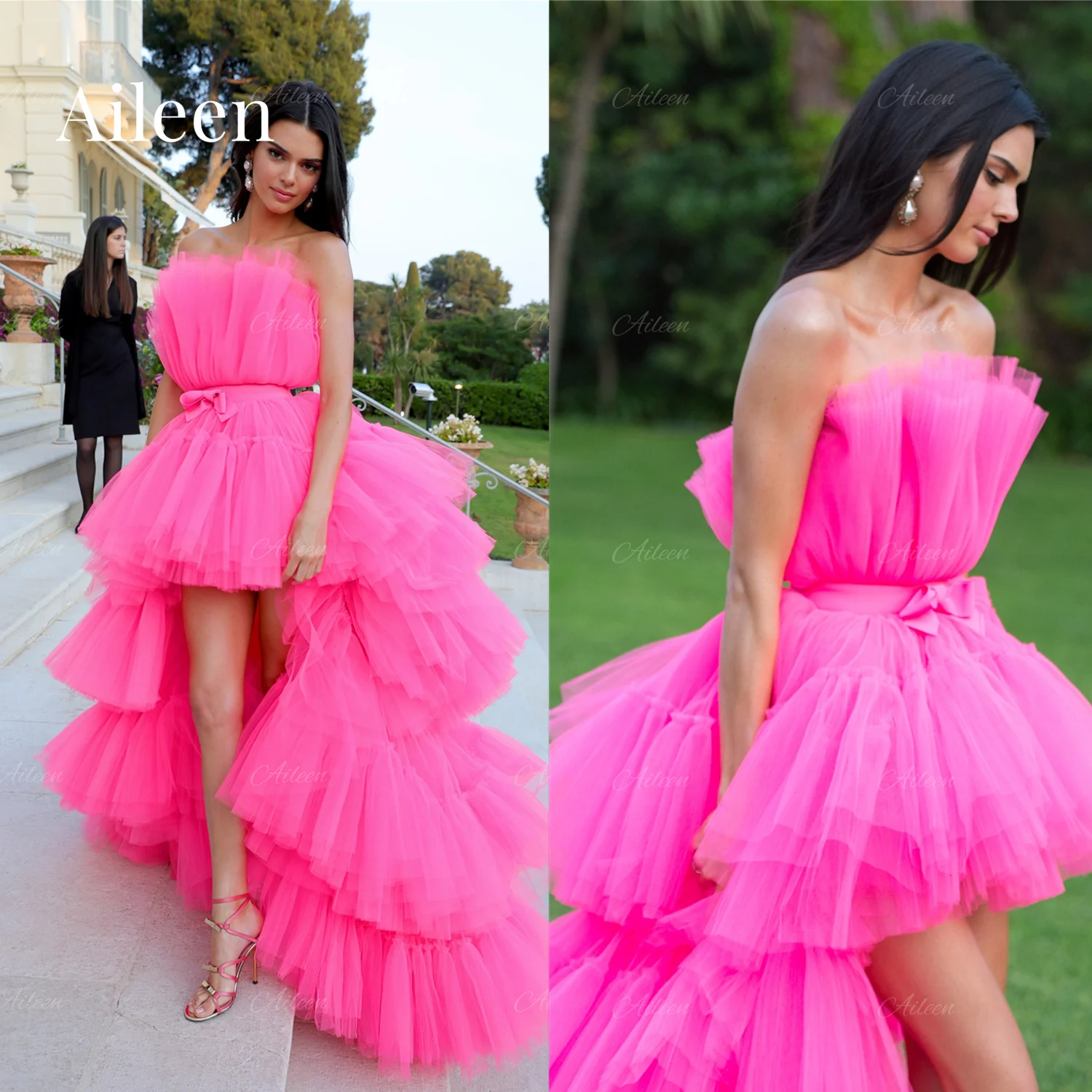 

Aileen Cocktail Formal Dress Women Elegant Party Dresses for Women 2025 Elegant Long Wedding Guest Dress Pink Evening Gown Robe