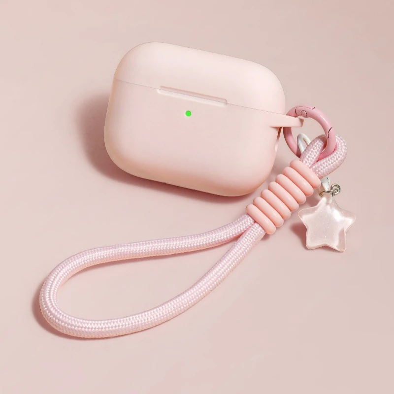 2026 New Case Full Protective Soft Silicone Shockproof Case with Keychain for AirPods Pro 3 Case for Men Womenfor AirPods Pro 3