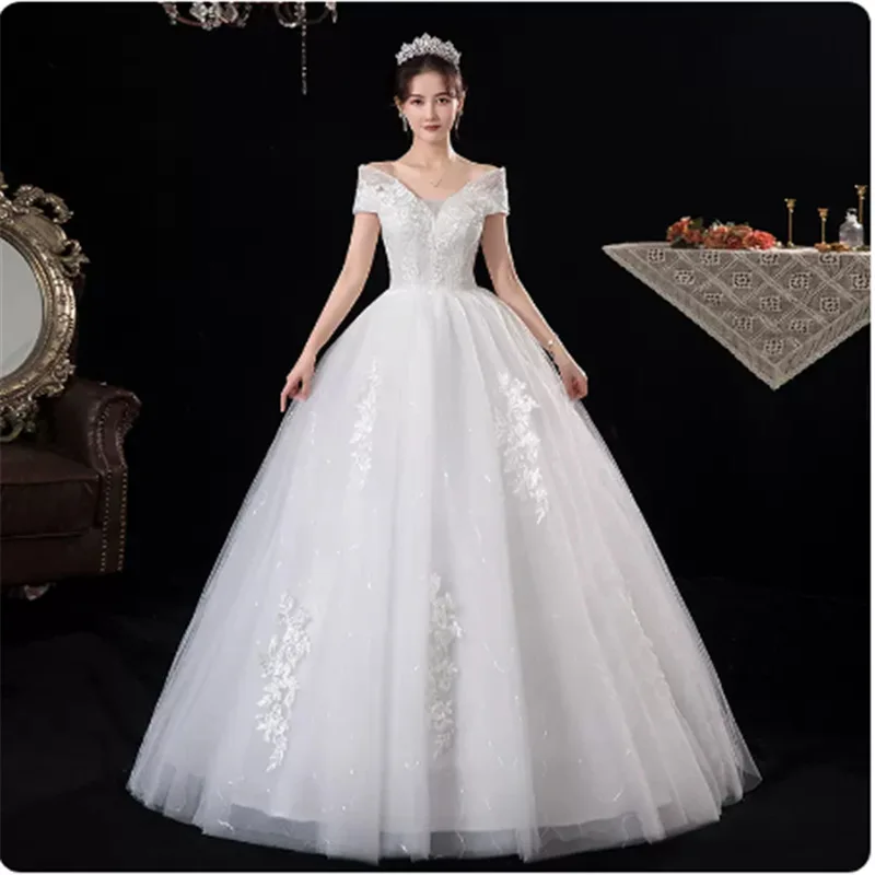 

Sonder Heartwarming Strapless Vestidos De Novia Vintage Off The Shoulder Wedding Dresses Plus Size Bridal Ball Gown