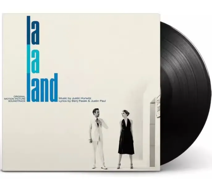 

Movie La La Land Emma Stone Music Vinyl LP Greatest Hits OST Album Music Record Cosplay Long Playing Record Phonograph Turntable