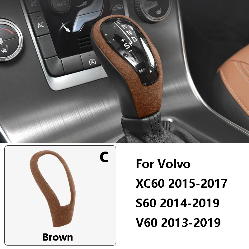 Auto Versnellingspook Pookknop Cover Protector Auto-interieur Accessoires Auto Trim Voor Volvo XC40 XC60 C40 S60 S90 XC90 V60 V90