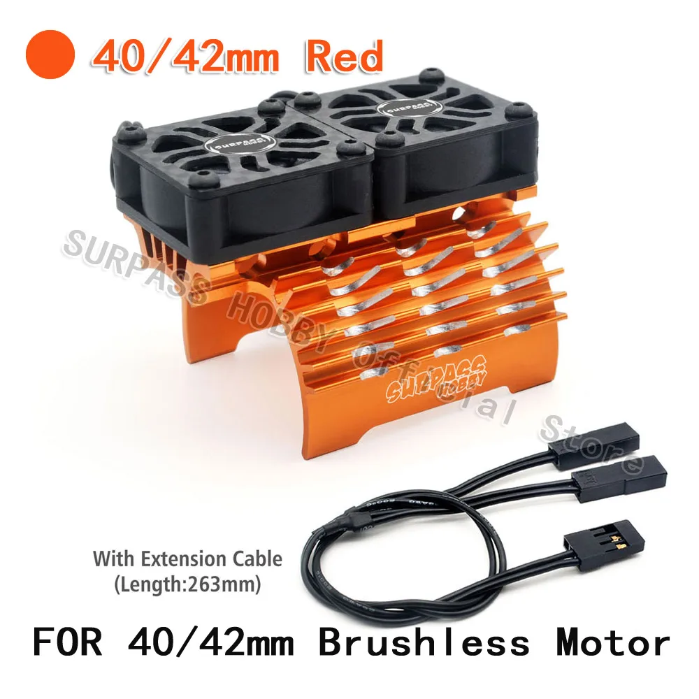 OVERTREFFEN HOBBY 36mm 40-42mm 55-58mm Borstelloze Motor Koelventilator Houder voor 540 550 3650 3660 4268 4274 1/10 1/7 1/8 1/5 RC Auto