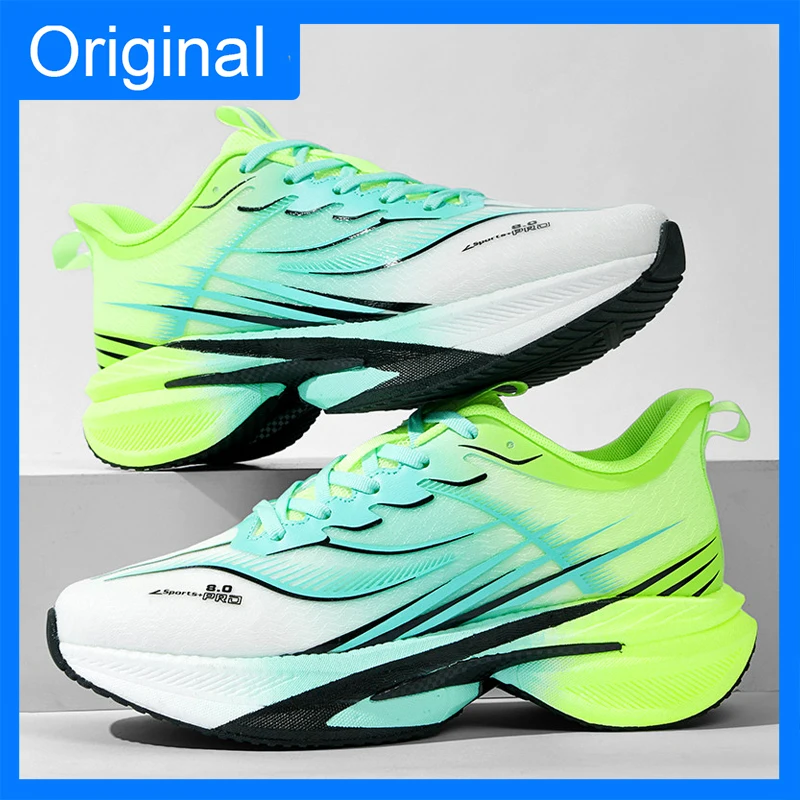 

Мужские кроссовки из сетчатого материала, легкие, дышащие, профессиональные, для бега и тренировок, удобные, универсальные, для подростков, на толстой подошве, нескользящие.