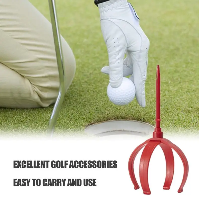 Golf Ball Grabber Four Prong Design Golf Ball Picker Portable Ball Picker Telescopic Golf Ball Retriever For Putter Golf Balls