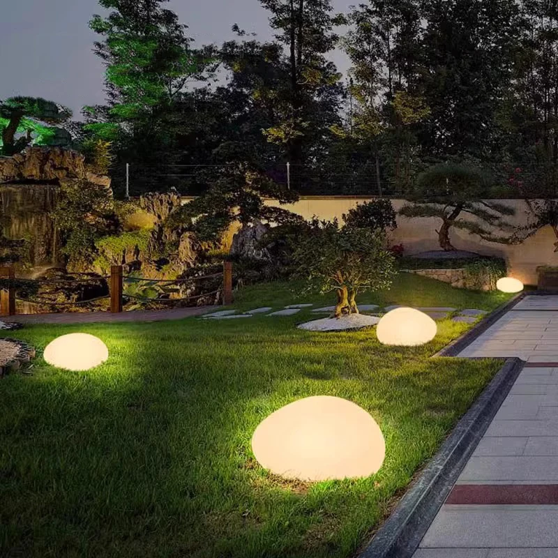 

Luminous pebble lights lawn solar LED outdoor lighting outdoor garden decoration outdoor garden lights