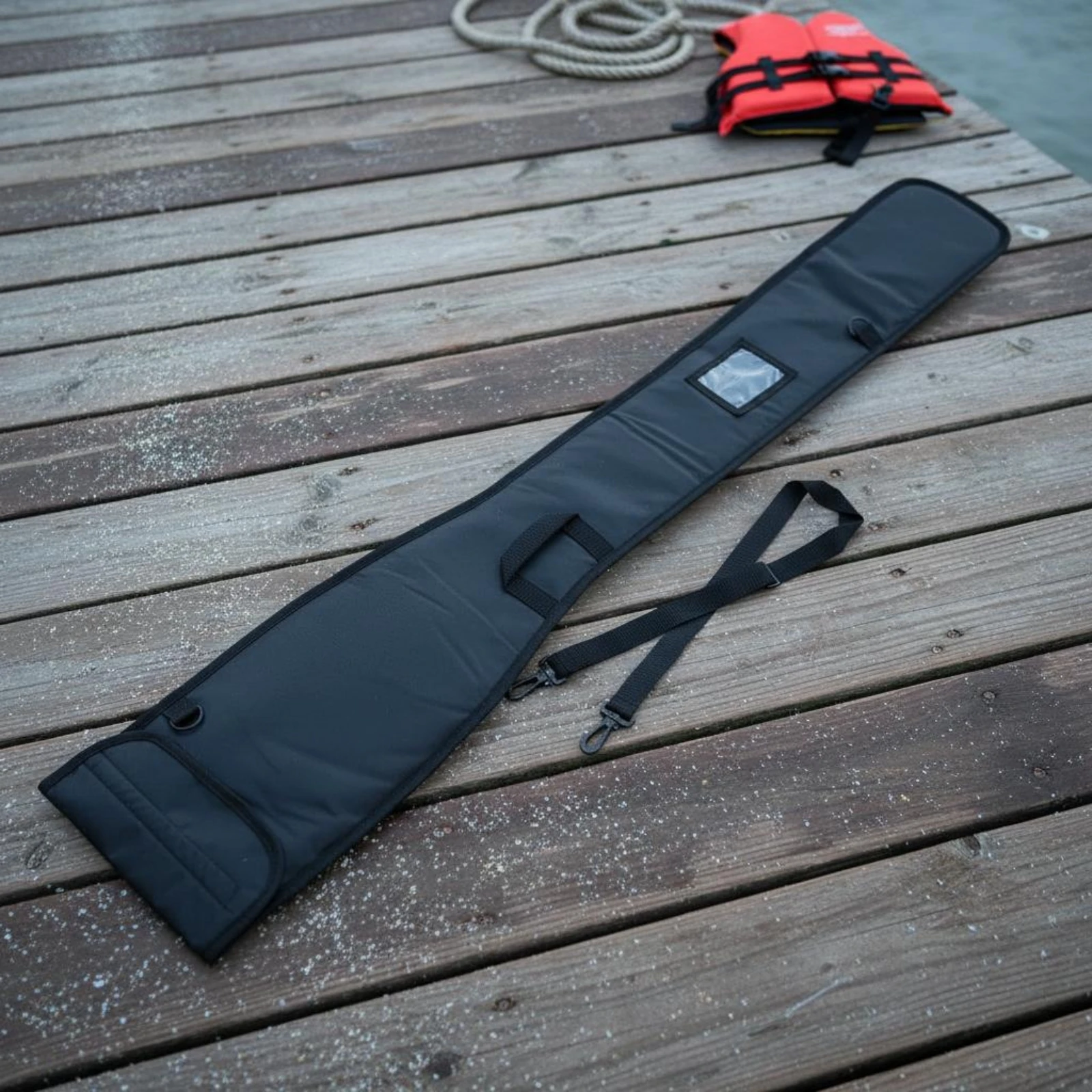 Dragon Boat Paddle Bag Zip Closure Kayak Paddle Bag Shoulder Strap Large Capacity