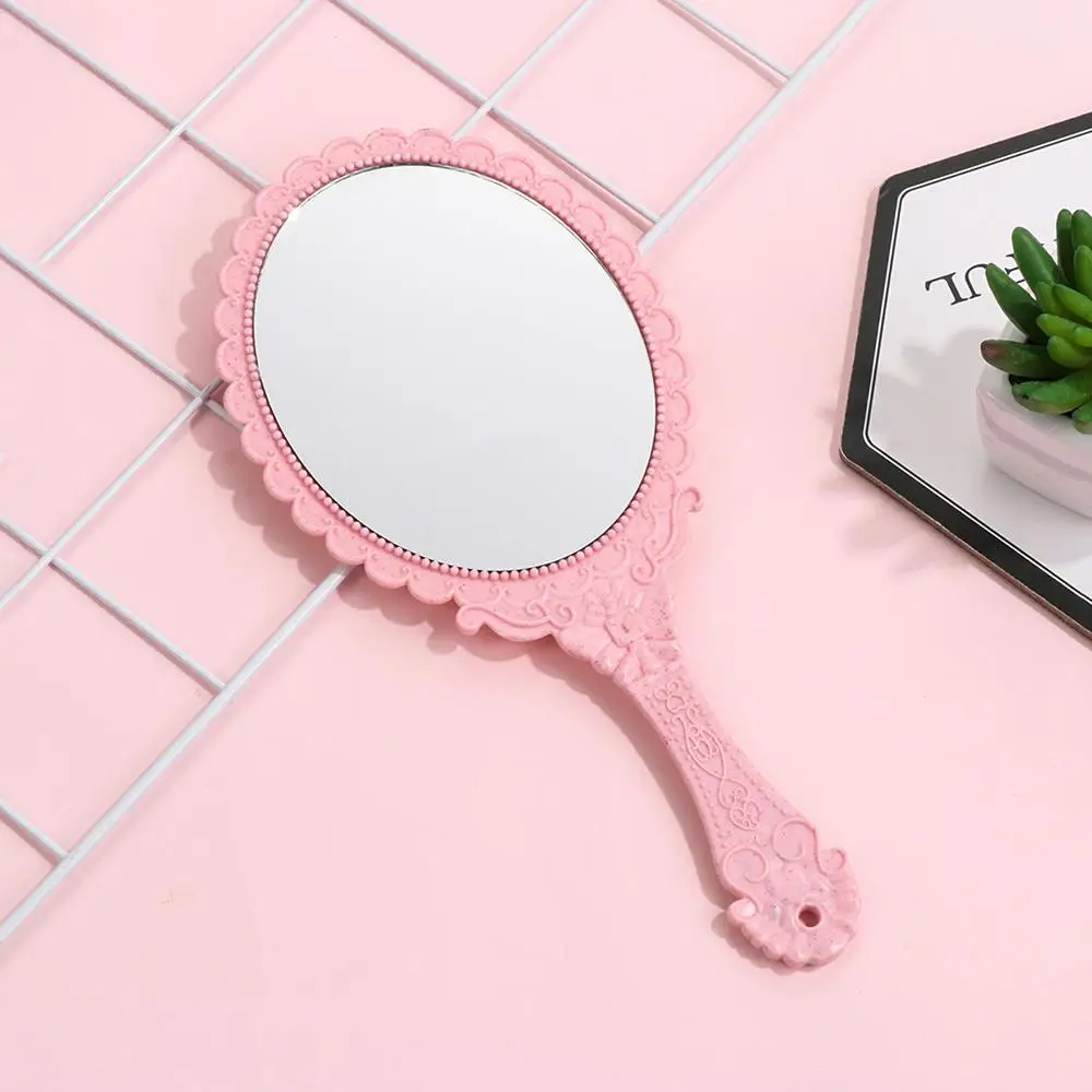 New Hot Dresser Mirror Standing Makeup Vintage Handheld Mirror Vanity Mirror Oval-Shape