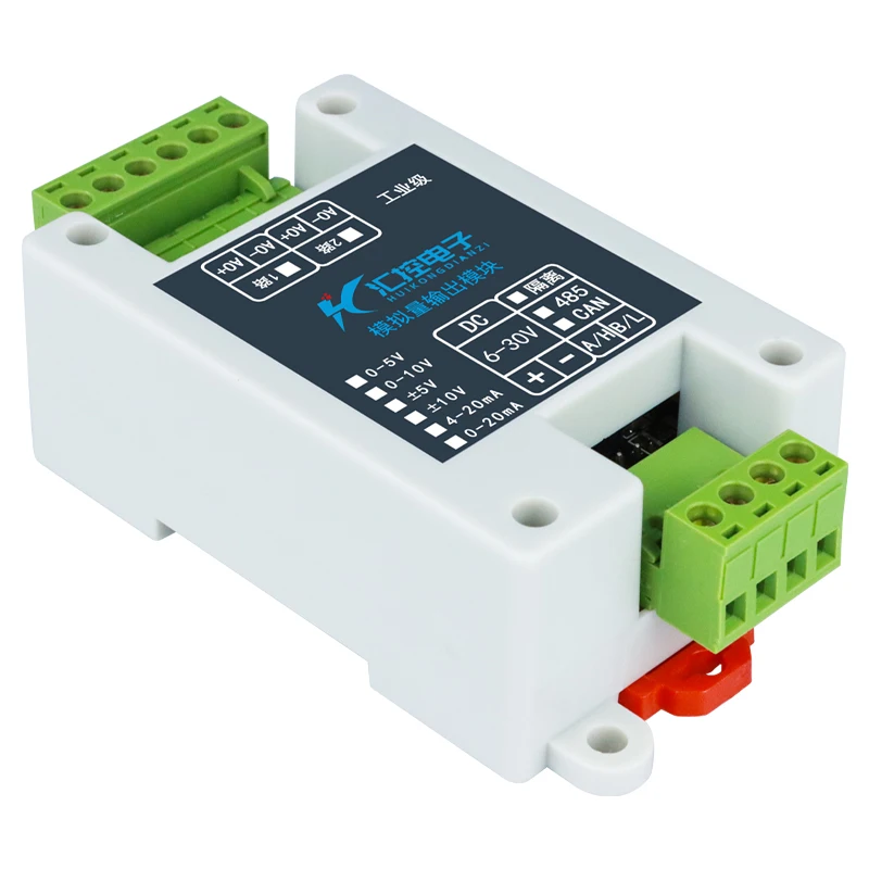 

RS485 to analog output module 0-5V/0-10V/4-20mA AO voltage and current output Modbus