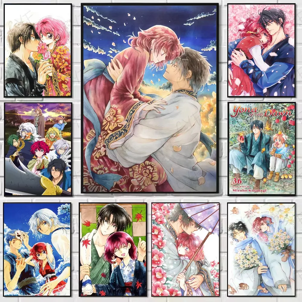 Anime Yona Of The Dawn 5D DIY Vollrundes Diamantgemälde für Zuhause, Wohnzimmer, Schlafzimmer, ästhetische Bar-Dekoration, Geschenk