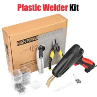 New 2 in 1 Plastic Welding Kit Hot Stapler Soldering Gun 6/4 Types Staples for Car Bumper Repair 200W Welder Machine Repair